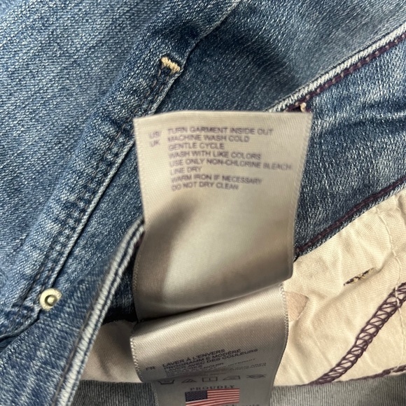 NYDJ Slim Straight Blue Jeans Pants Denim ((size 4)) - Picture 9 of 9